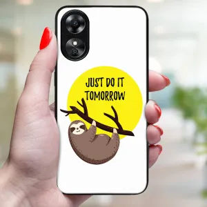 MY ART Ochranný kryt pre Oppo A38 SLOTH (188)
