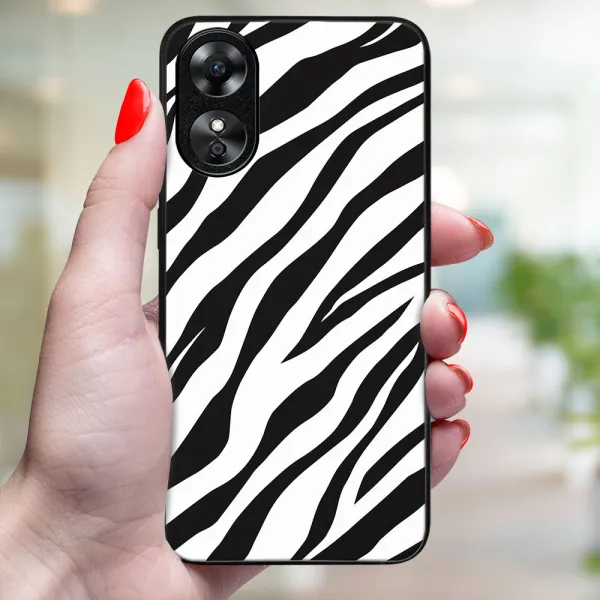 MY ART Ochranný kryt pre Oppo A38 ZEBRA (237)