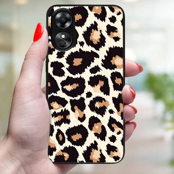 MY ART Ochranný kryt pre Oppo A38 LEOPARD PRINT (238)