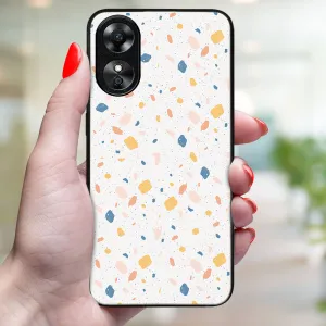 MY ART Ochranný kryt pre Oppo A38 ORANGE TERRAZZO (165)