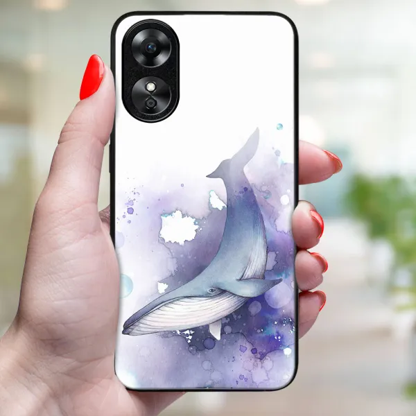 MY ART Ochranný kryt pre Oppo A38 WHALE (242)