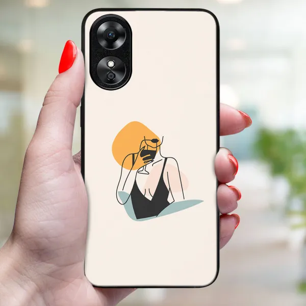 MY ART Ochranný kryt pre Oppo A38 WOMAN (197)