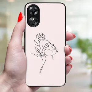 MY ART Ochranný kryt pre Oppo A38 ROSE GIRL (198)