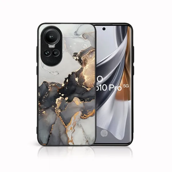 MY ART Ochranný kryt pre Oppo Reno10 5G / Reno 10 Pro 5G GREY MARBLE (140)