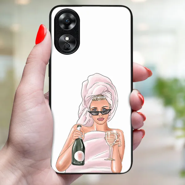 MY ART Ochranný kryt pre Oppo A38 CHAMPAGNE (134)