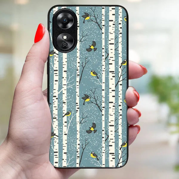 MY ART Kryt s vianočným dizajnom Oppo A38 BIRCH (072)
