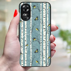 MY ART Kryt s vianočným dizajnom Oppo A38 BIRCH (072)