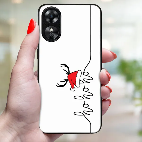 MY ART Kryt s vianočným dizajnom Oppo A38 HOHOHO (073)