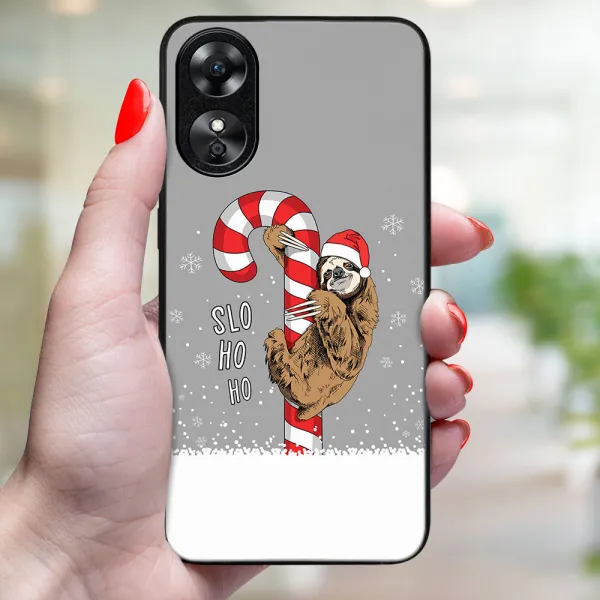 MY ART Kryt s vianočným dizajnom Oppo A38 CANDY (076)