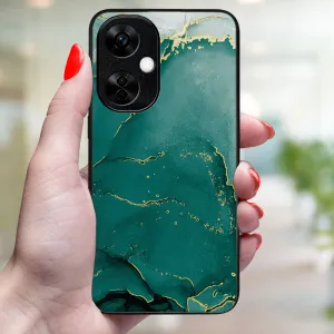 MY ART Ochranný kryt pre OnePlus Nord CE 3 Lite 5G GREEN MARBLE (145)