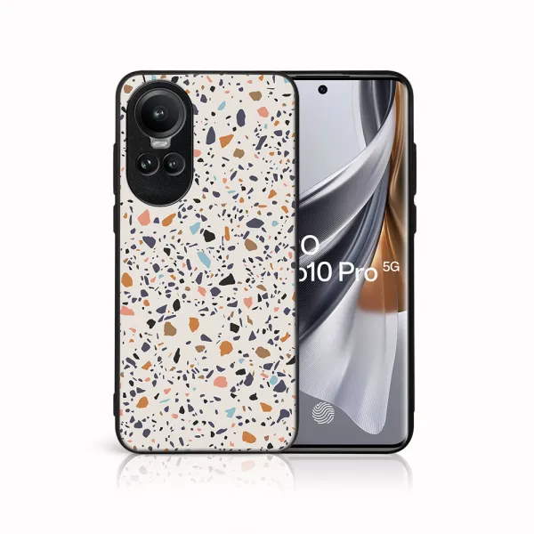MY ART Ochranný kryt pre Oppo Reno10 5G / Reno 10 Pro 5G BEIGE TERRAZZO (162)