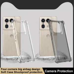 IMAK Ochranný silikónový obal pre Motorola Edge 50 Ultra čierny