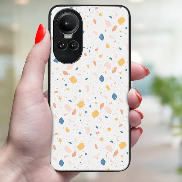 MY ART Ochranný kryt pre Oppo Reno10 5G / Reno 10 Pro 5G ORANGE TERRAZZO (165)