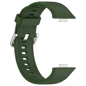 PROTEMIO COVER SET Remienok + obal na hodinky Huawei Watch Fit 3 tmavozelený