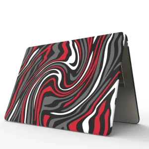 PROTEMIO ART CASE pre MacBook Pro Retina 15" A1398 BLACK RED WHITE