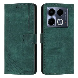 STRIPE Peňaženkové puzdro s remienkom Infinix Note 40 zelené