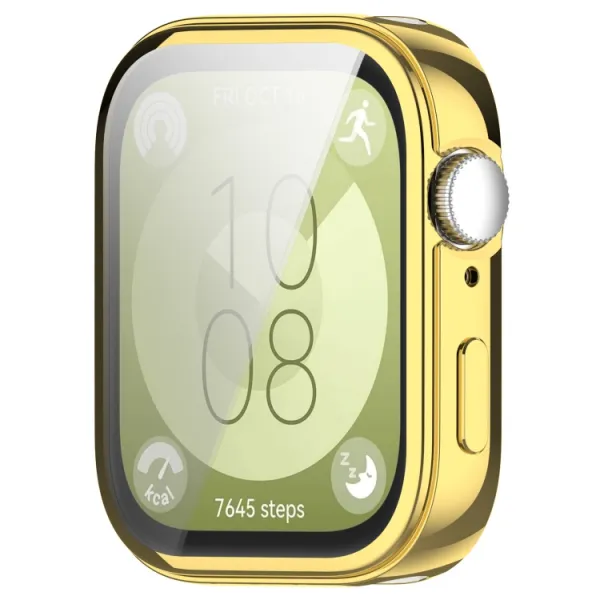 TPU FULL COVER Kryt pre Huawei Watch Fit 3 zlatý