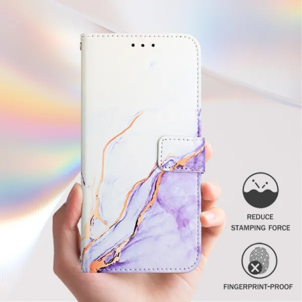 ART MARBLE Peňaženkový kryt pre Infinix Note 40 PURPLE