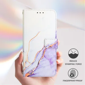 ART MARBLE Peňaženkový kryt pre Infinix Note 40 PURPLE