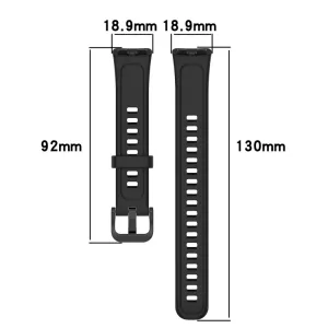 SILICONE Vymeniteľný remienok pre Huawei Band 10 / Band 9 tmavozelený