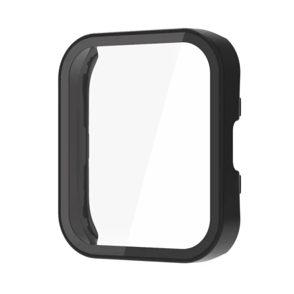PC FULL COVER Plastový kryt so sklom pre Amazfit Bip 5 čierny