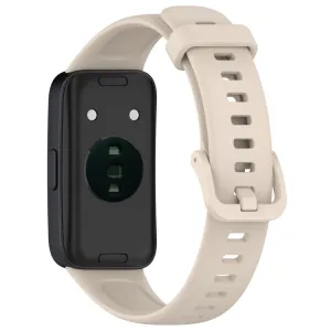 SILICONE Vymeniteľný remienok pre Huawei Band 10 / Band 9 béžový