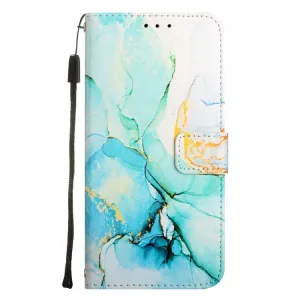 ART MARBLE Peňaženkový kryt pre HTC U24 Pro GREEN
