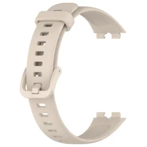 SILICONE Vymeniteľný remienok pre Huawei Band 10 / Band 9 béžový