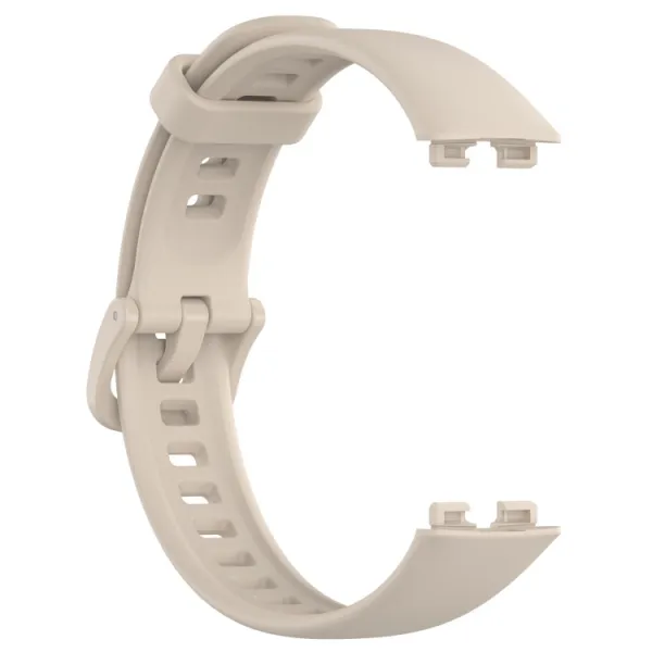 SILICONE Vymeniteľný remienok pre Huawei Band 10 / Band 9 béžový