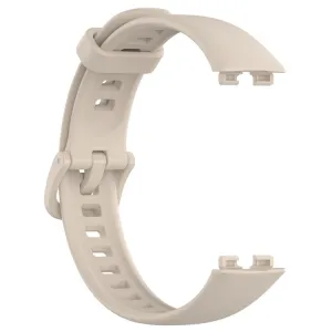 SILICONE Vymeniteľný remienok pre Huawei Band 10 / Band 9 béžový