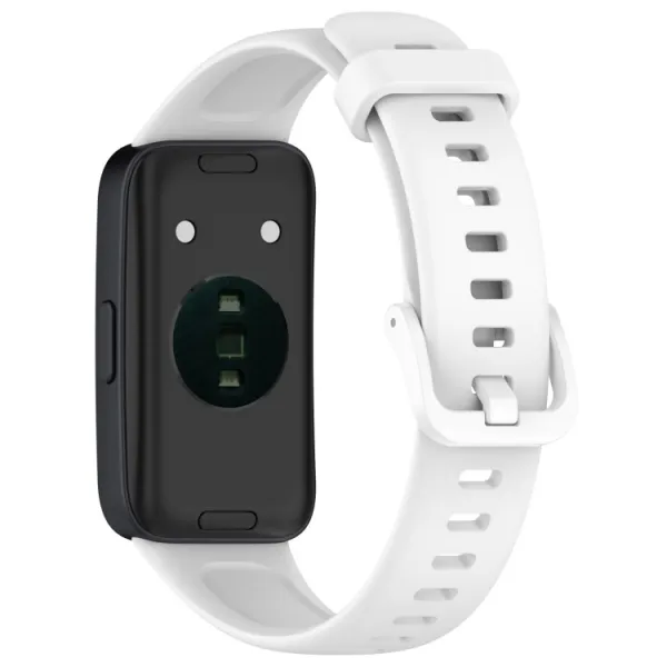 SILICONE Vymeniteľný remienok pre Huawei Band 10 / Band 9 biely