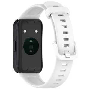 SILICONE Vymeniteľný remienok pre Huawei Band 10 / Band 9 biely