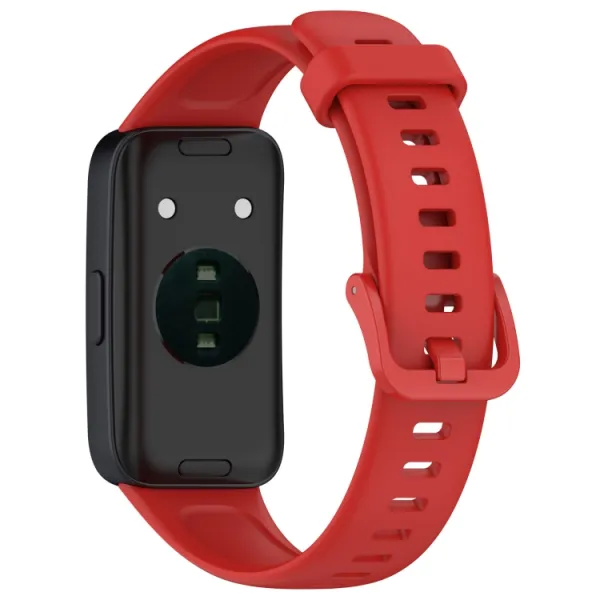 SILICONE Vymeniteľný remienok pre Huawei Band 10 / Band 9 červený