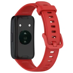 SILICONE Vymeniteľný remienok pre Huawei Band 10 / Band 9 červený