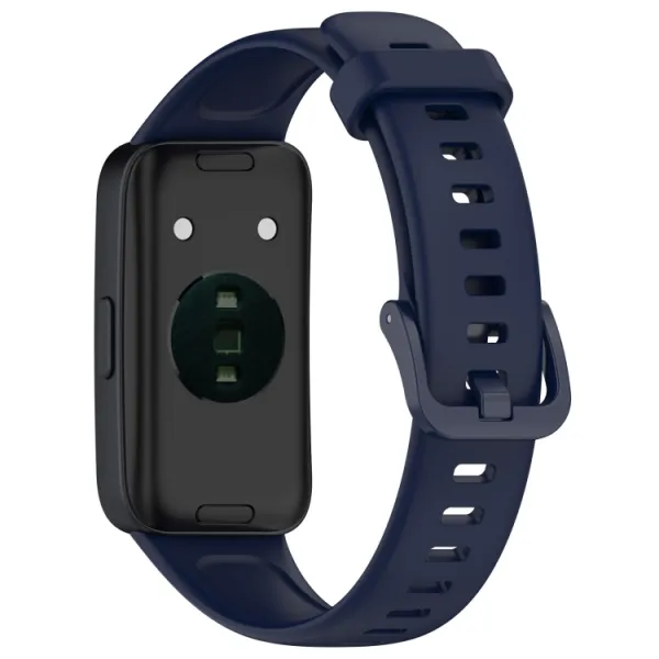 SILICONE Vymeniteľný remienok pre Huawei Band 10 / Band 9 tmavomodrý