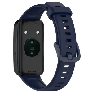 SILICONE Vymeniteľný remienok pre Huawei Band 10 / Band 9 tmavomodrý