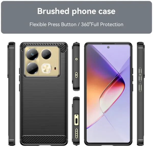 FLEXI TPU Ochranný kryt Infinix Note 40 čierny