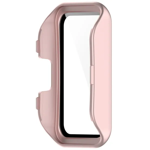 PC FULL COVER Plastový kryt so sklom pre Huawei Band 8 / 9 ružový