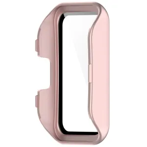 PC FULL COVER Plastový kryt so sklom pre Huawei Band 8 / 9 ružový