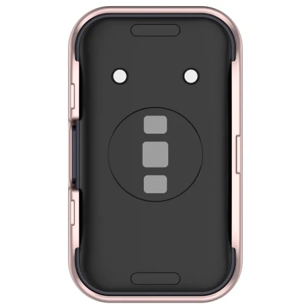 PC FULL COVER Plastový kryt so sklom pre Huawei Band 8 / 9 ružový