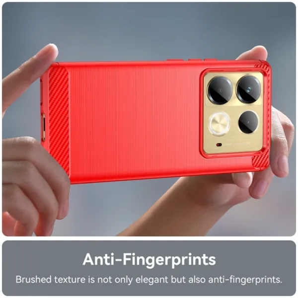 FLEXI TPU Ochranný kryt Infinix Note 40 červený