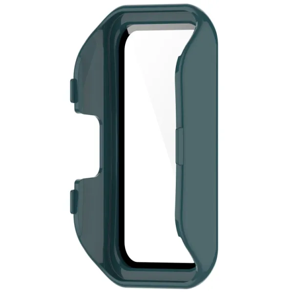 PC FULL COVER Plastový kryt so sklom pre Huawei Band 8 / 9 zelený