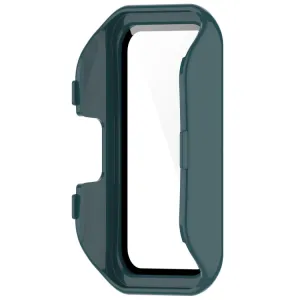 PC FULL COVER Plastový kryt so sklom pre Huawei Band 8 / 9 zelený