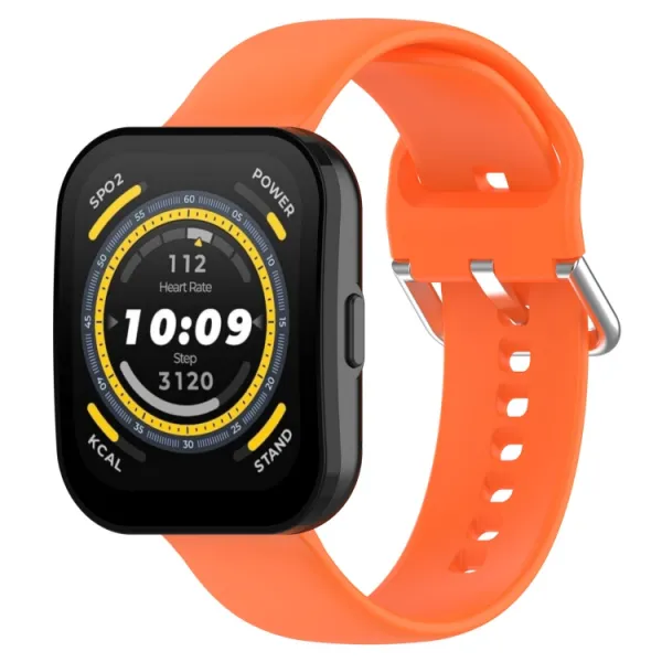SILICONE Vymeniteľný remienok pre Amazfit Bip 5 / Bip 5 Unity oranžový
