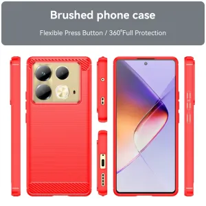 FLEXI TPU Ochranný kryt Infinix Note 40 červený