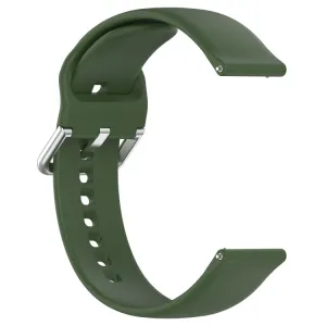 SILICONE Vymeniteľný remienok pre Amazfit Bip 5 / Bip 5 Unity tmavozelený