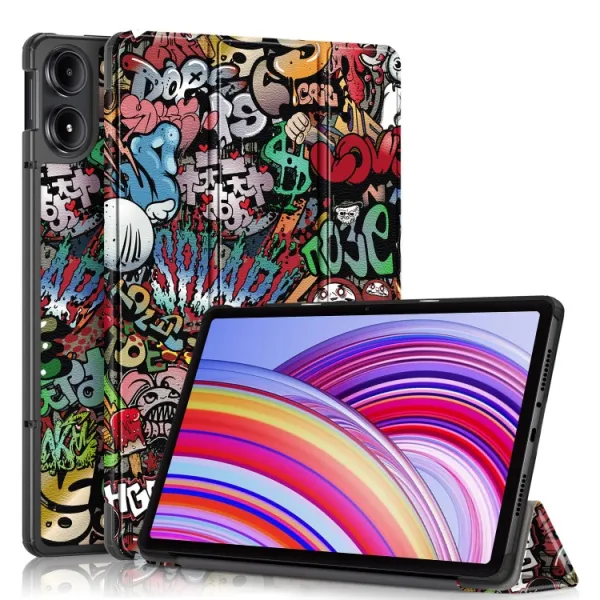 ART Zaklápacie puzdro pre Xiaomi Redmi Pad Pro / Pad Pro 5G GRAFFITI