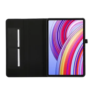 FABRIC Zaklápací kryt pre Xiaomi Redmi Pad Pro / Pad Pro 5G čierny