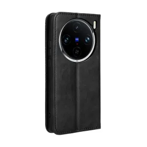 BUSINESS Peňaženkový kryt pre Vivo X100 Pro 5G čierny