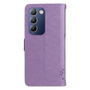 ART CAT Peňaženkový kryt pre Vivo V40 SE 5G fialový
